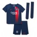 Cheap Paris Saint-Germain Lionel Messi #30 Home Football Kit Children 2023-24 Short Sleeve (+ pants)